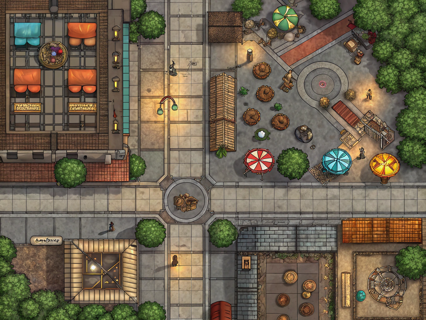 City Street Skirmish Maps