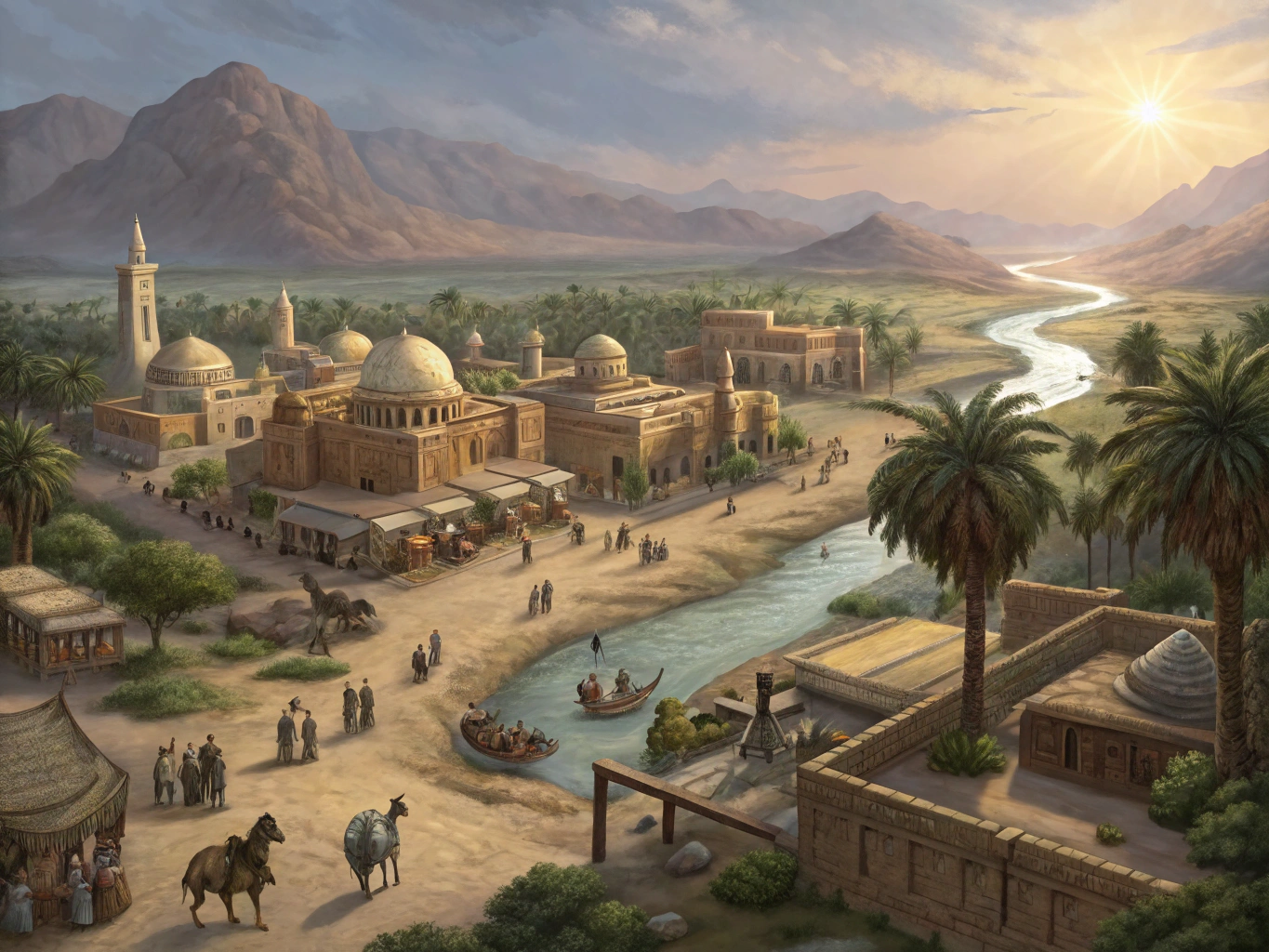 Desert Oasis Town