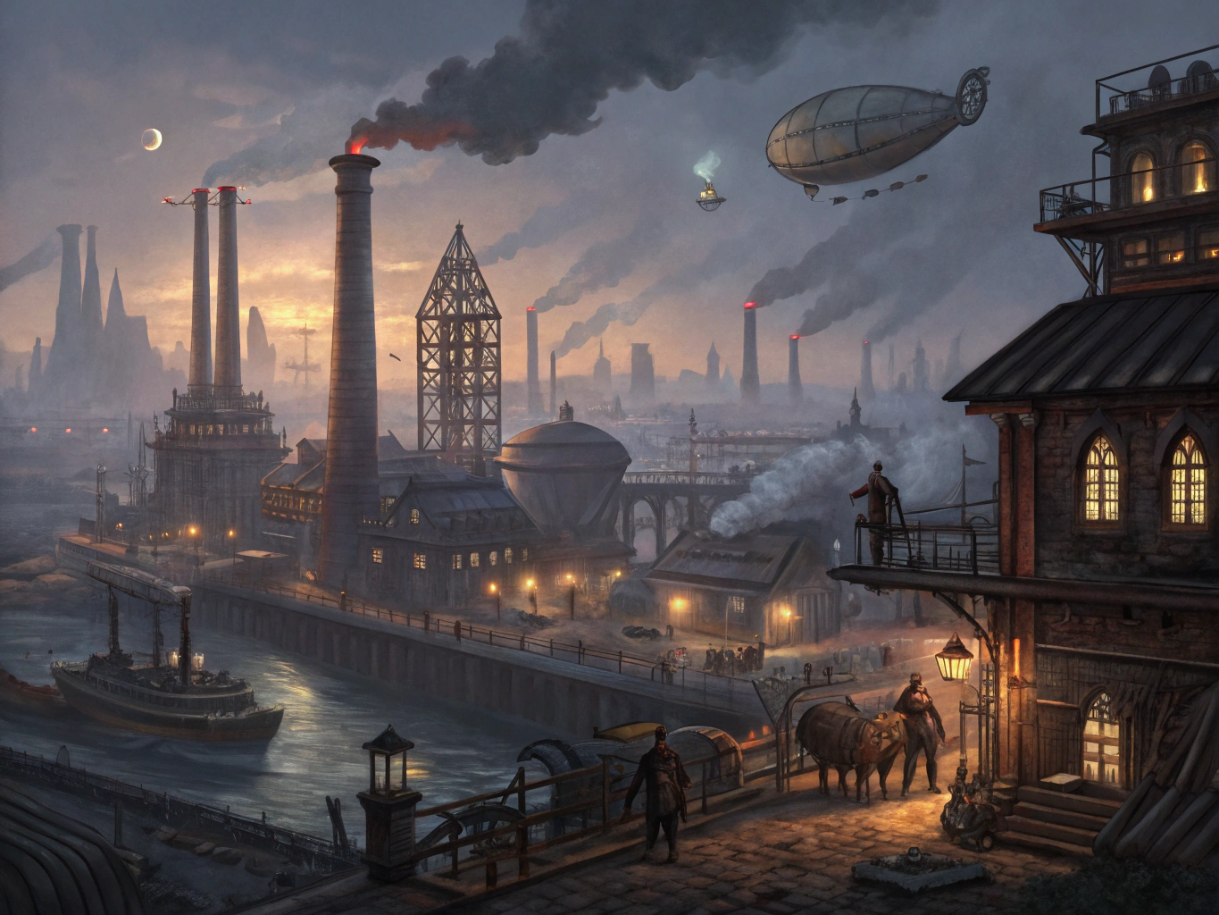 Steampunk City Design